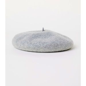 H&M light grey wool blend beret NEW WITH TAGS
